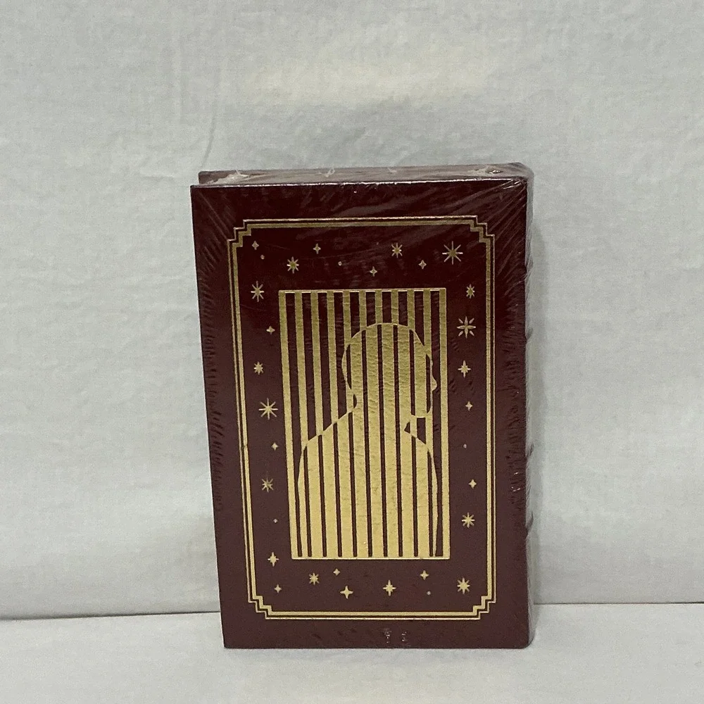 Signed First Edition Easton Press Harm Brian W. Aldiss Maroon Leather New Sealed